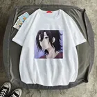 Женская футболка в стиле японского аниме, Повседневная Уличная одежда в стиле Харадзюку