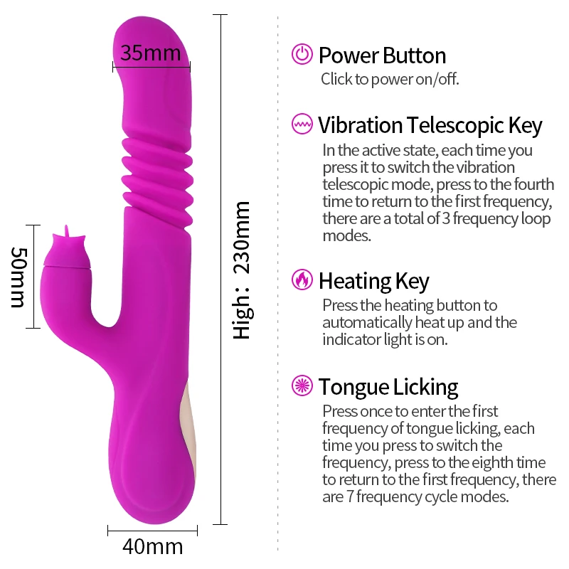 Вибратор для женщин массажер точки G и влагалища мастурбации орального секса