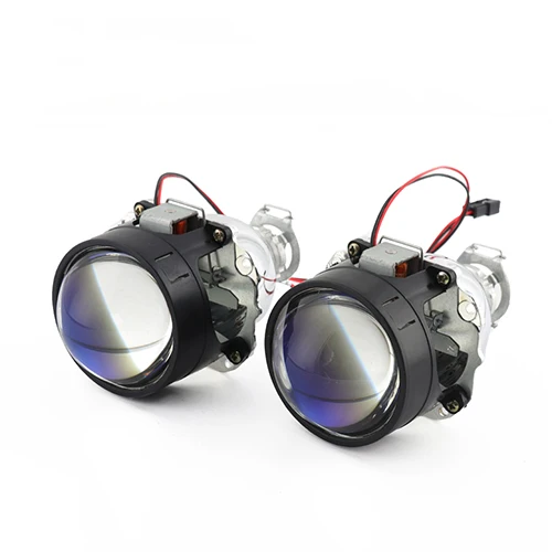 8.1 Blue Coating RONAN 2,5 ''Ver8. 1 с синим покрытием би ксенон HID мини-проектор объектив H1 Автомобильная фара H4 H7 базовое переходное кольцо автомобильный Стайлинг модификация - Цвет: 8.1 Blue Coating