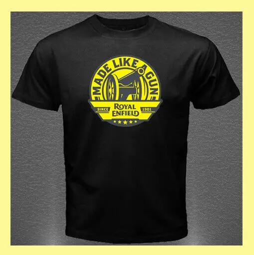 Новая мужская футболка с логотипом Gun Royal Enfield Motorcyle Размеры S M L Xl 2Xl|Мужские