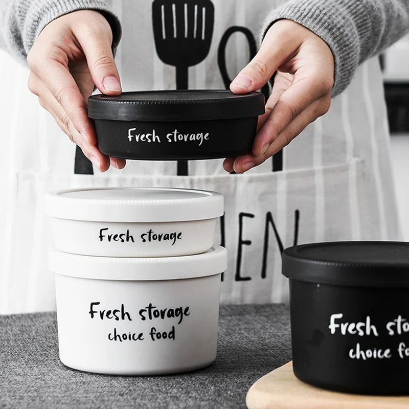 Кухонная герметичная банка пластиковая коробка для хранения продуктов бытовой