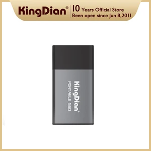 Внешний жесткий диск KingDian SSD 120 ГБ, 250 ГБ, 500 Гб, 1 ТБ, 2 ТБ, USB 3,0, твердотельный диск Type-c, портативный PSSD