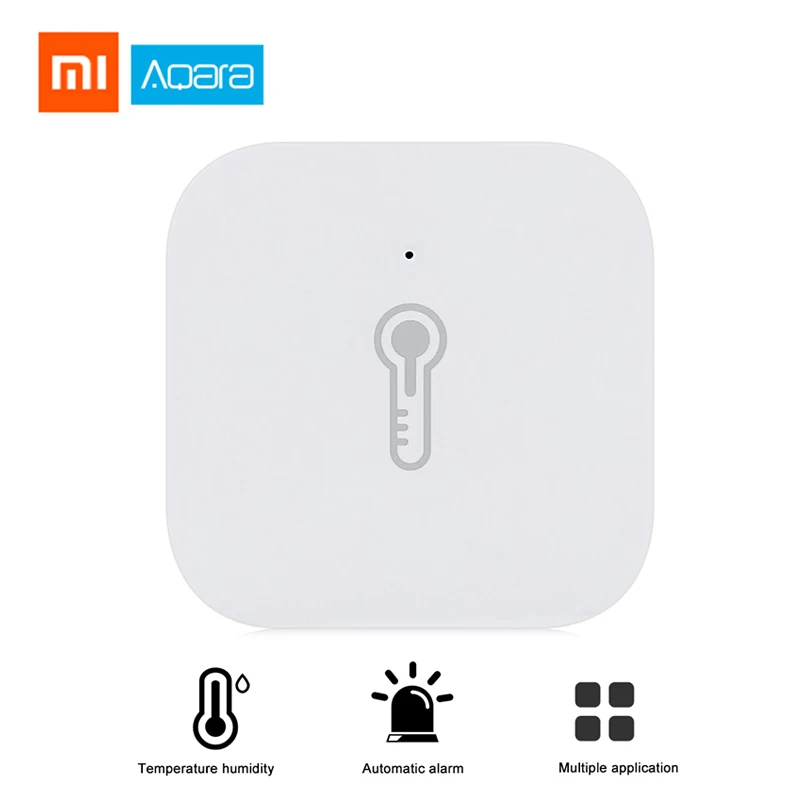 Humidity sensor Xiaomi Aqara комплекты умного дома Gateway2 концентратор настенный беспроводной переключатель двери окна сенсор дверной звонок двусторонний модуль управления HomeKit - Цвет: Humidity sensor
