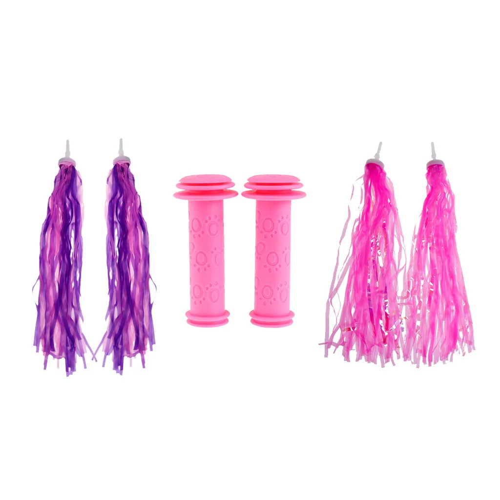 Детские ручки для велосипеда растягивающие кисточки и ударопрочные ручки|Упоры