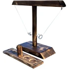 Игра для питья, деревянное кольцо, игра, бросать крючок, настольные игры, игрушки Монтессори, игры, детские игрушки для детей, взрослых, вечеринка, домашняя игра