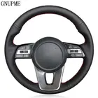 Мягкая черная искусственная кожа Чехол рулевого колеса автомобиля для Kia K5 Оптима 2018 2019 Sportage 3 2019 Форте Kia Ceed Cee 'd 2017-2019