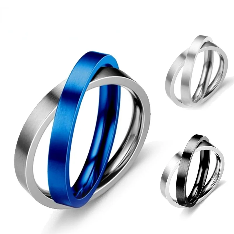 

2021 New Fashion Rotating Anxiety Decompression Couple Rings Wild Creative Rings Women's Rings Valentine's Day Gifts Men's Rings