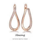 Маленькие милые серьги-гвоздики в форме капли, Высококачественная медь, роскошные женские ювелирные изделия, аксессуары, серьги, лучший подарок для женщин и девушек