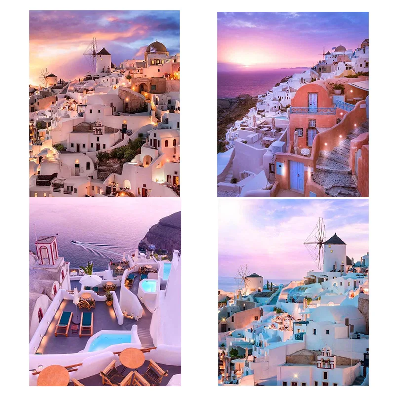 

Diamond Painting 5D Diamonds DIY Scenery Cross Stitch Full Square Round Drill Embroidery Colorful Handmade Home Room Wall Decor