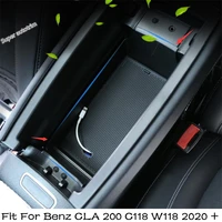 lapetus front door central control container holder tray storage box plastic for mercedes benz cla 200 c118 w118 2020 2022