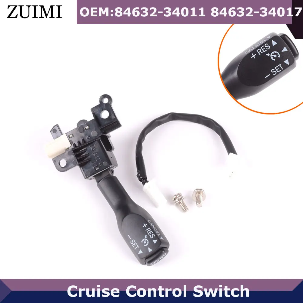 

Переключатель круиз-контроля 84632-34011 84632-34017 Для Toyota Corolla Yaris Camry, электронный круиз-переключатель для Vios Hilux Hiace Wish