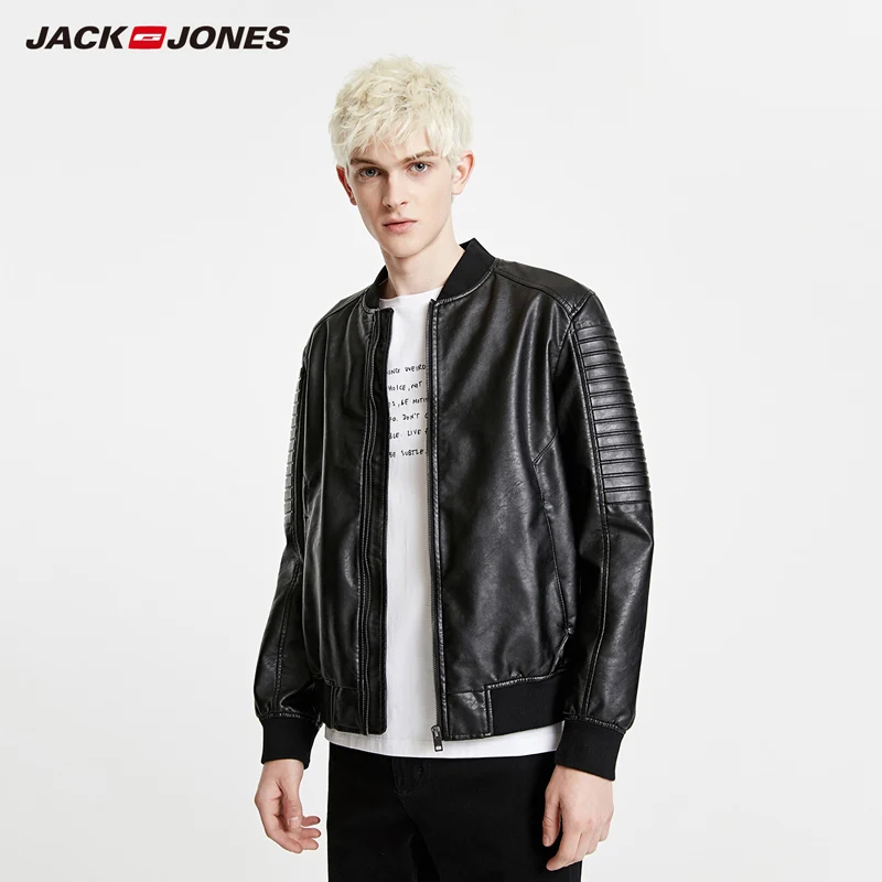 JackJones мужская бейсбольная клетчатая куртка с воротником Повседневная модная