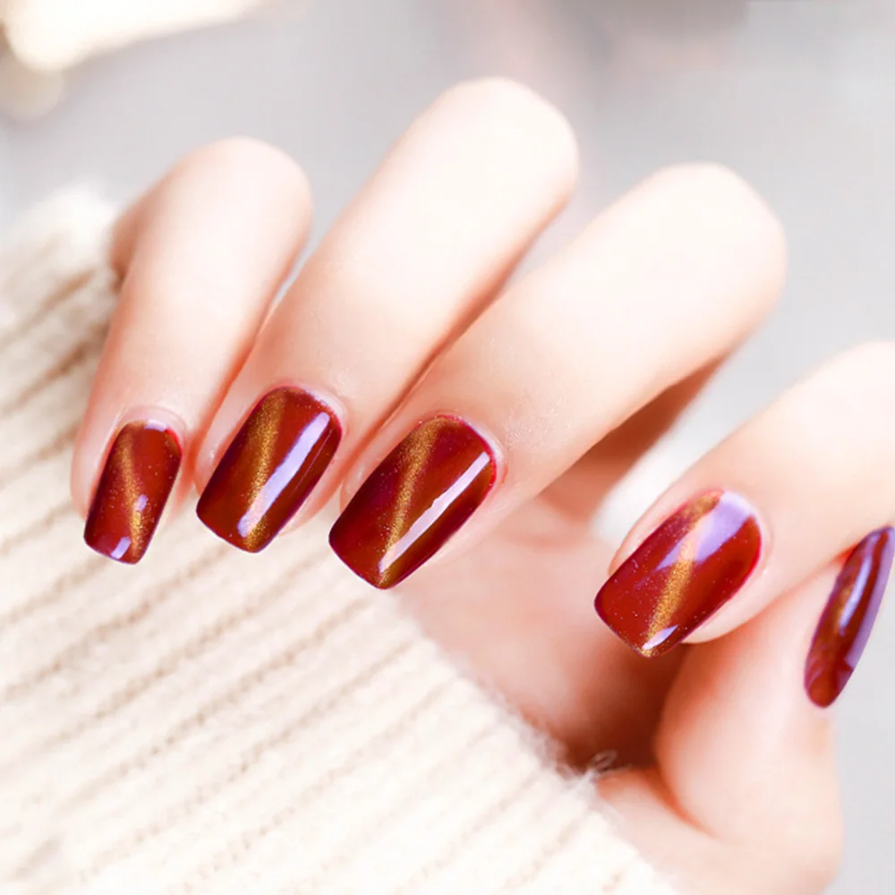 Modelones изменение температуры цвет Магнитный светодиодный гель замачиваемый