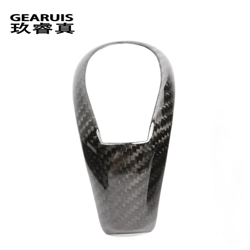 Стайлинг автомобиля рукоятка переключения передач из углеродного волокна
