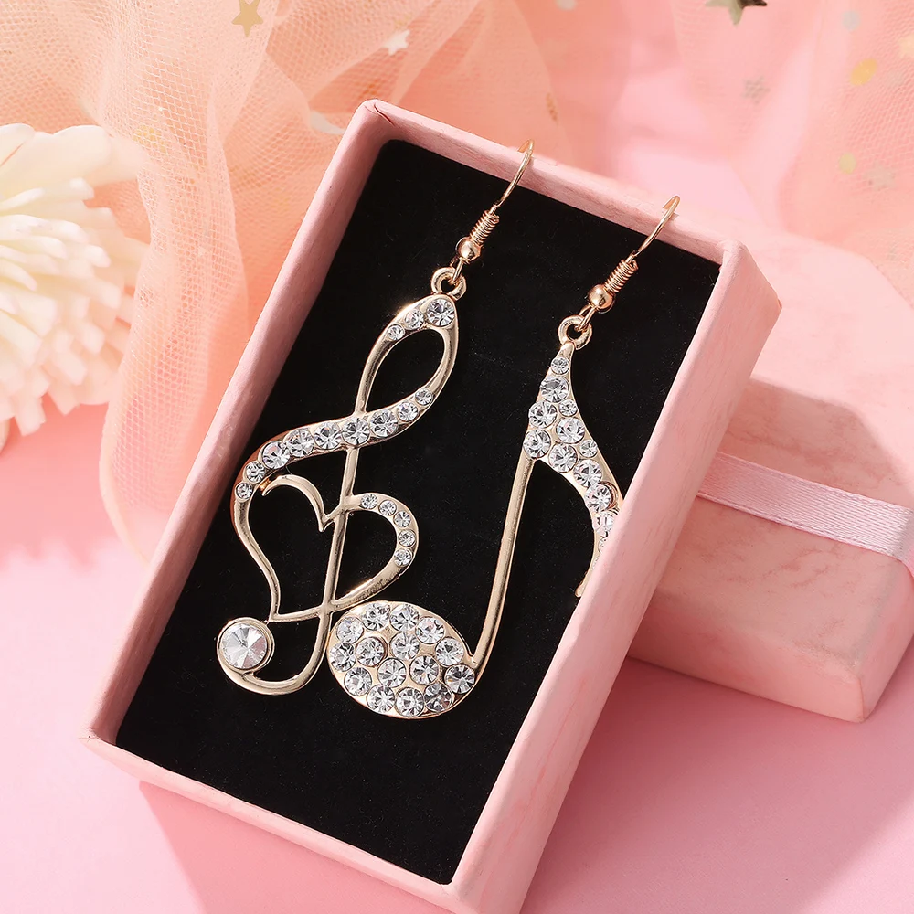 

Trendy Vintage Crystal Gold Color Heart Drop Earrings For Women Jewelry Statement Earrings Statement Exquisite Gifts Wholesale