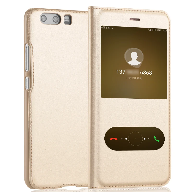 Чехол для huawei honor 9 роскошный флип-чехол из поликарбоната кожаный Оригинальный