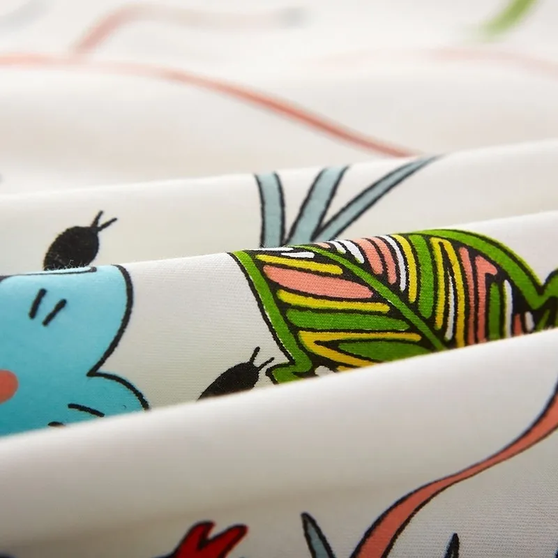 

100%Cotton Duvet Cover Soft Easy Care Birds Tree Branches Bedding Twin Full Queen King 2 pillowcase 1Duvet cover 1Bed sheet