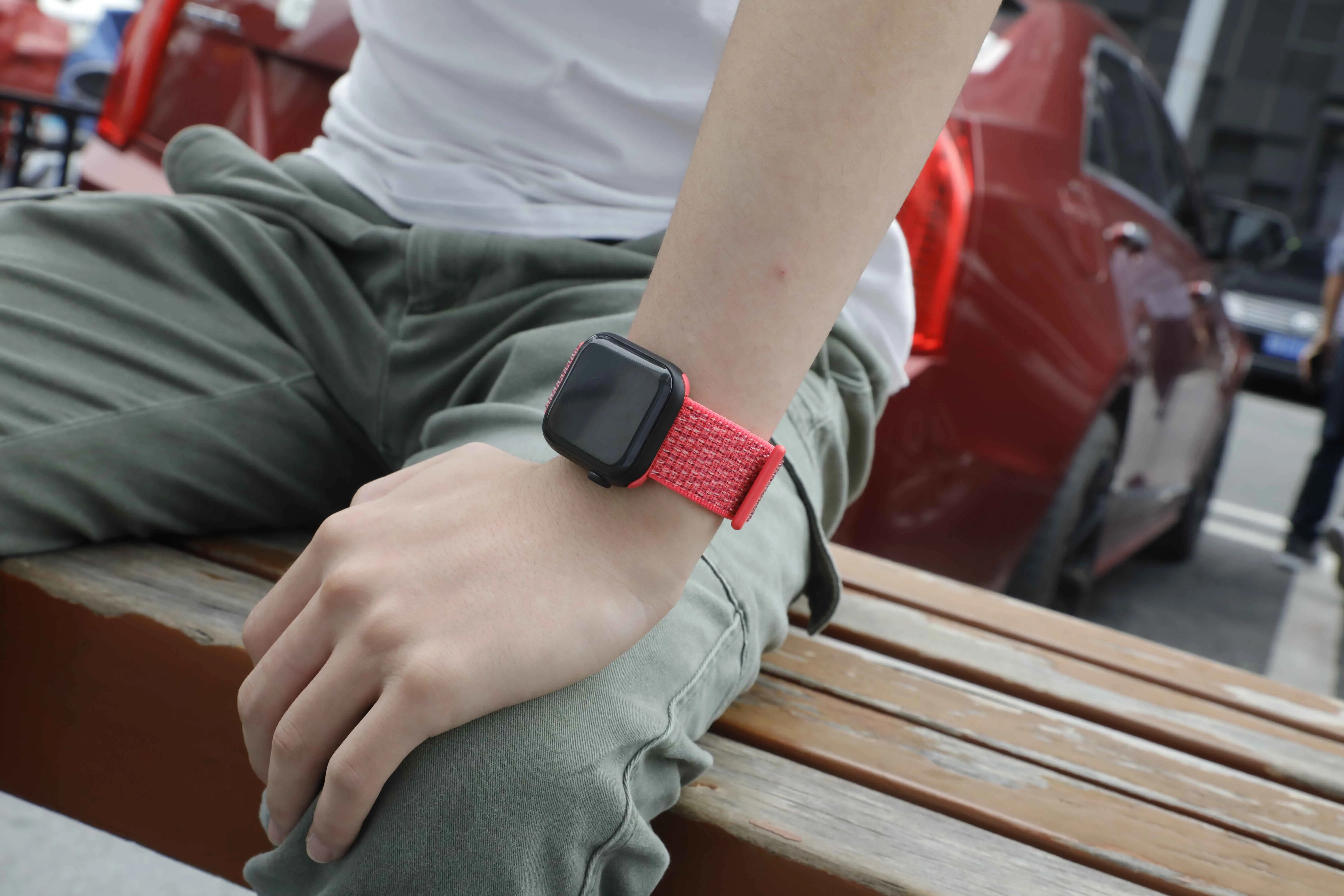 Спортивный нейлоновый ремешок для apple watch 4, apple watch 5, ремешок correa iwatch 44 мм, 40 мм, 38 мм, 42 мм, apple watch series 4, 3, 2, 1