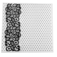 lace dots crafts plastic bump embossing template diy cards making scrapbook photo album folder decoration embossed printing clip