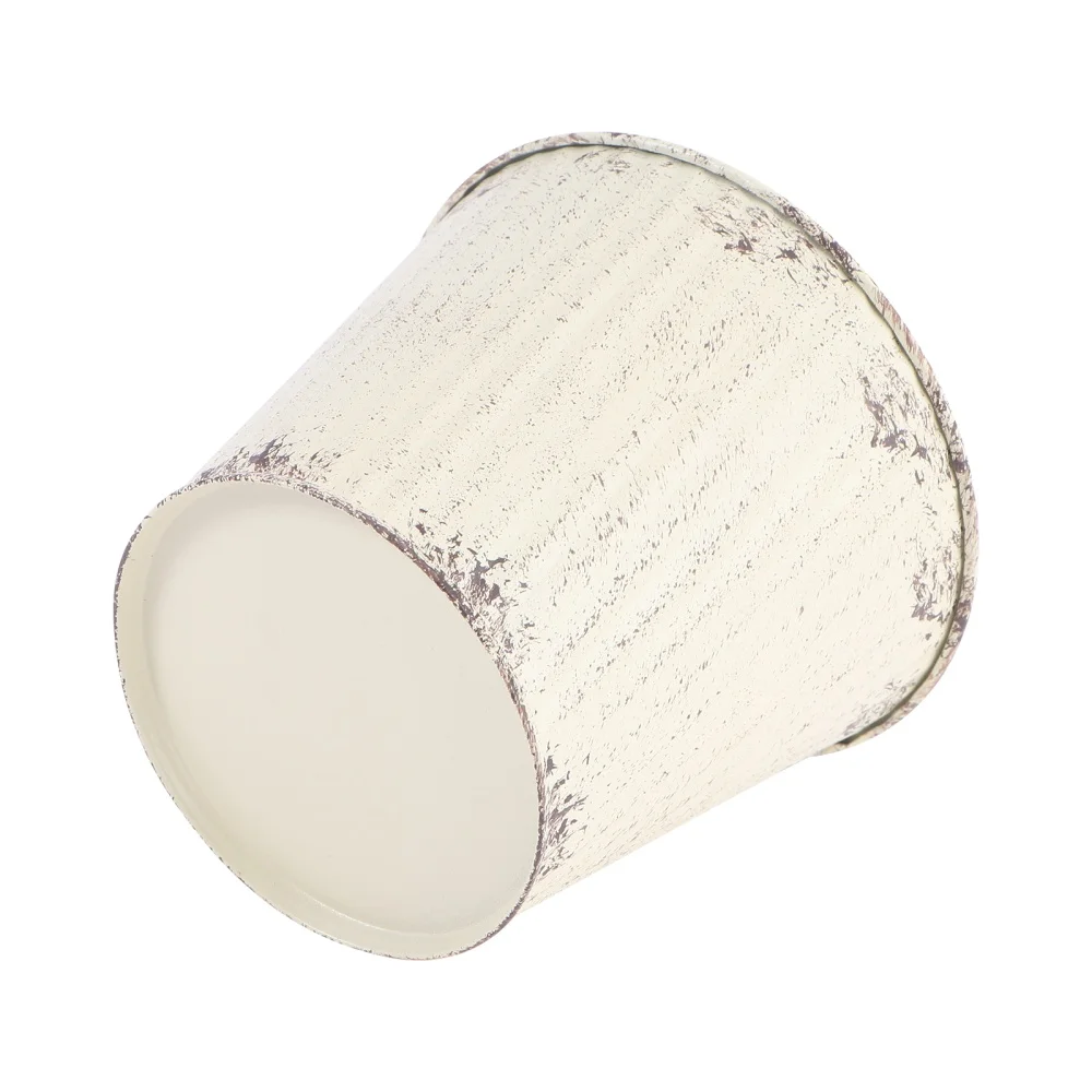 1 шт. Ретро пасторальный железный лист цветочный горшок цветочное ведро реквизит