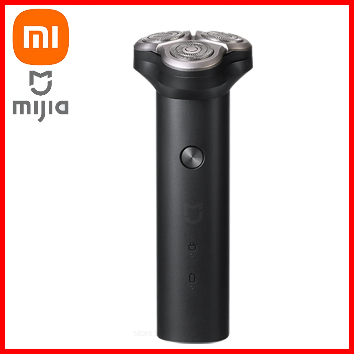 

Электробритва Xiaomi Mijia S300, портативная умная бритва с 3 плавающими головками, влагозащита IPX7, моющийся триммер для бороды, триммер