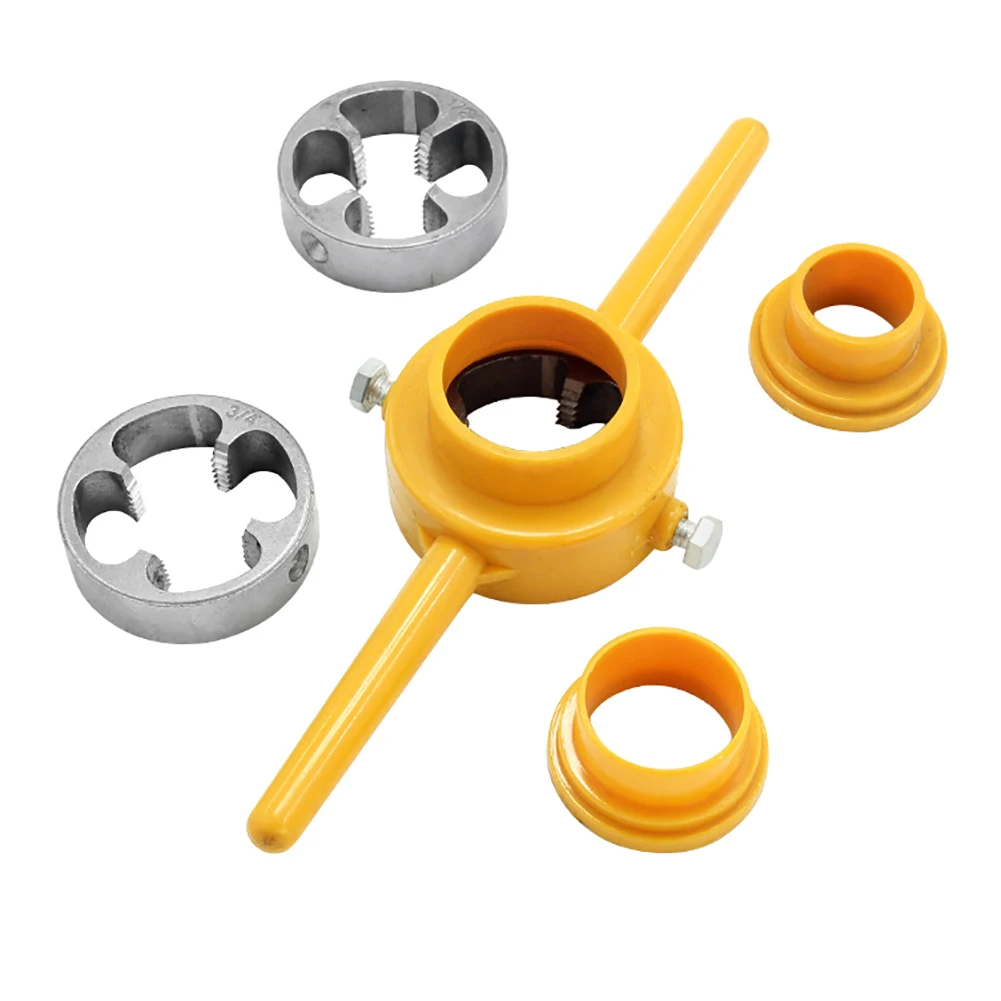 6 шт./компл. NPT Die Set Pipe Threader PVC инструмент для изготовления резьбы насосов ручные