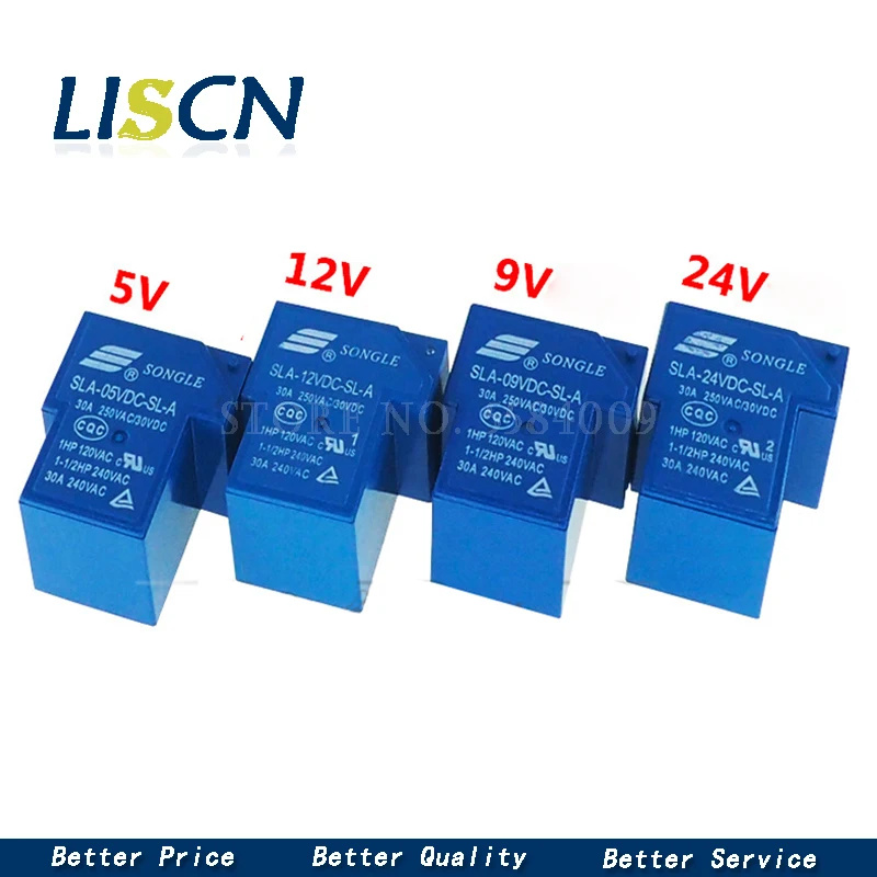 SLA-05 реле 09 24 12VDC-SL-A 4 контакта 5 В 9 12 высококачественный SLA-05VDC-SL-A SLA-09VDC-SL-A 2 шт. |