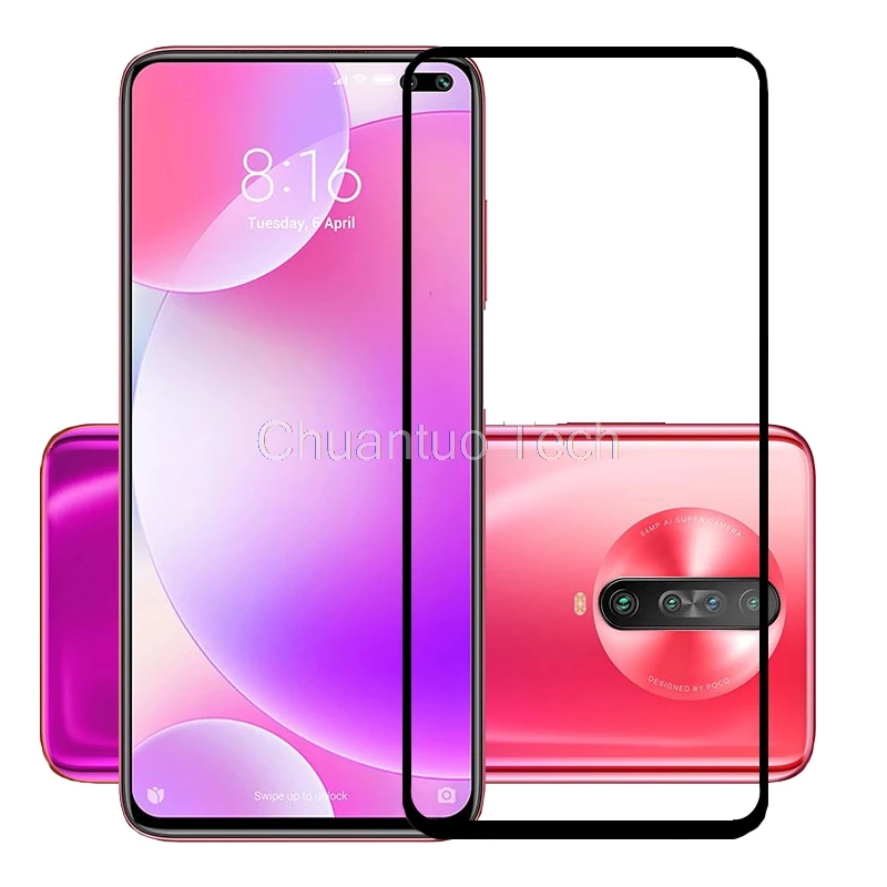 

75 шт./лот 2.5D Премиум Закаленное стекло для Xiaomi POCO X2/POCO X2 специальное издание полное покрытие защитная пленка
