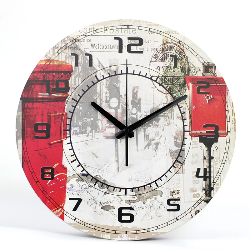 Настенные часы современный дизайн бесшумные не тикающие для детской комнаты