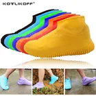 Ботинки KOTLIKOFF, водонепроницаемая обувь, силиконовый материал, унисекс, защита для обуви, непромокаемые сапоги для дома, для улицы, для дождливого дня, многоразовые