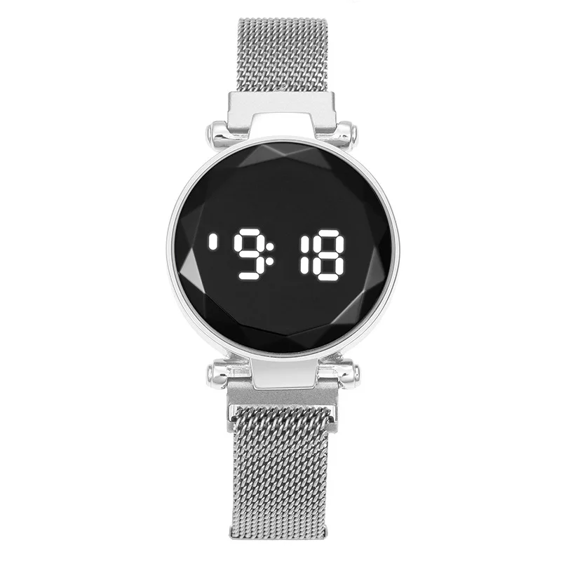 Новые женские часы Tendencia с металлическим ремешком спортивные электронные модным