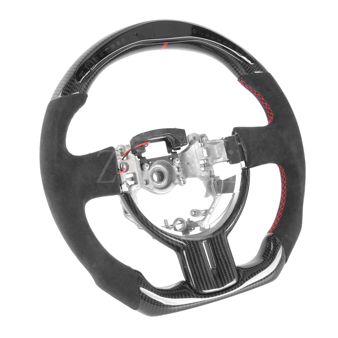Продажа Руль из углеродного волокна, руль алькантары с отделкой для Toyota 86 2013-2018, для Subaru BRZ, руль в сборе