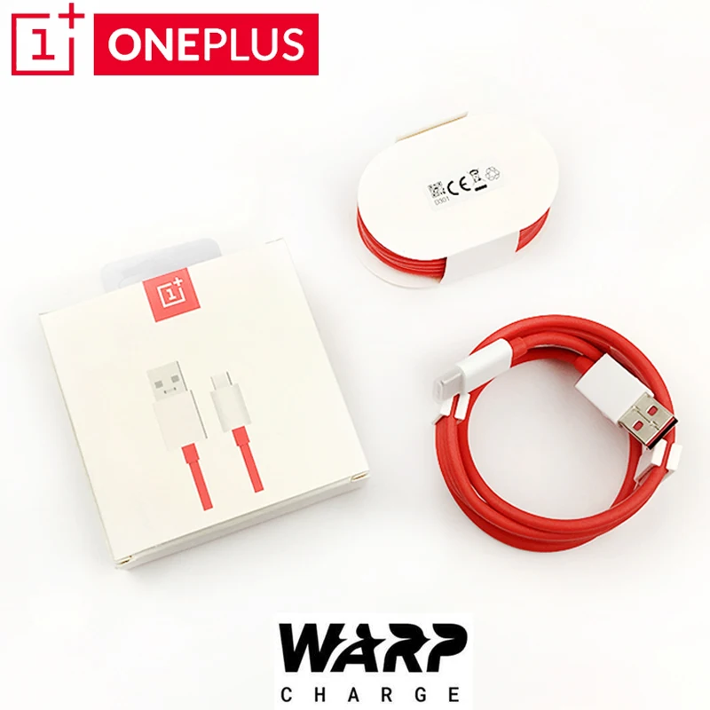 Оригинальный кабель для зарядного устройства Oneplus 7T Pro Warp 6A snel opladen синхронизации