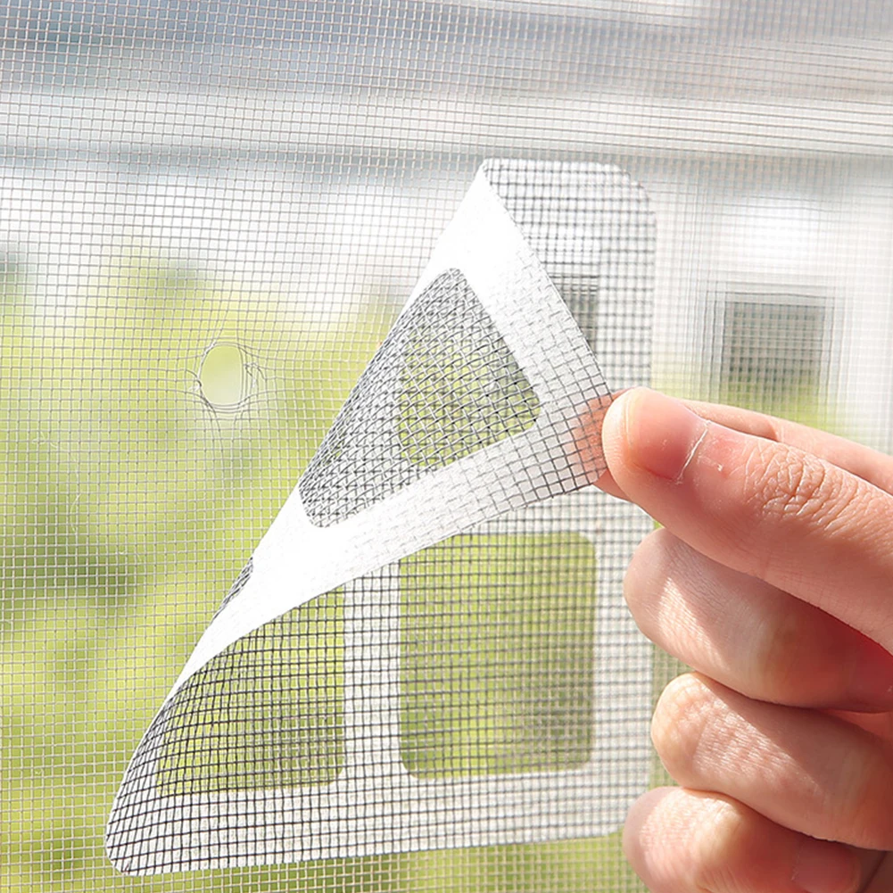 

3/5/10pc Window And Door Screen Repair Patch Self-Adhesive Screen Repair Stickers For Tears Rips And Holes Patch Summer Supplies