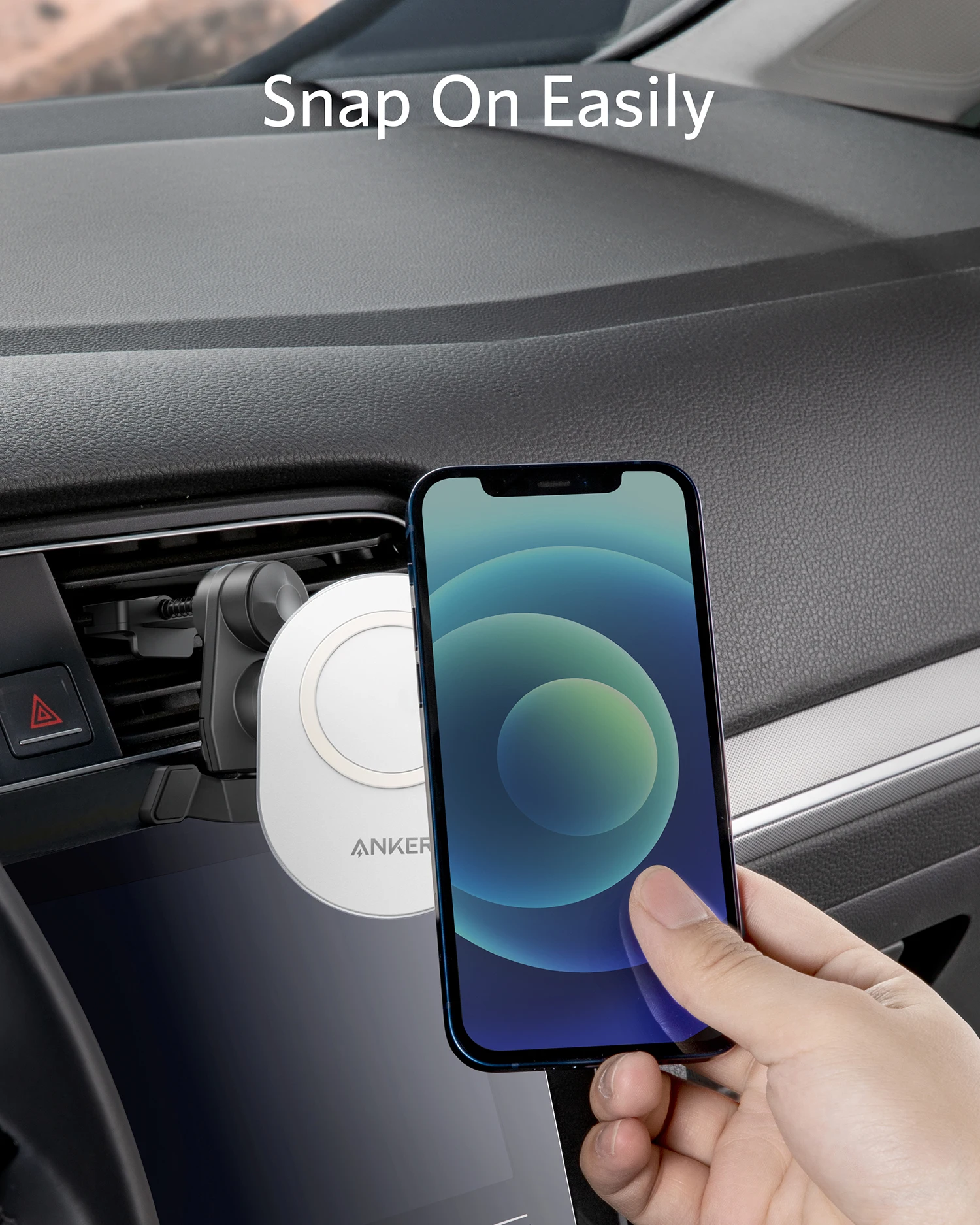 anker magnetic car mount for iphone 12 air vent car phone holder mount adjustable car mount compatible with iphone 12 free global shipping