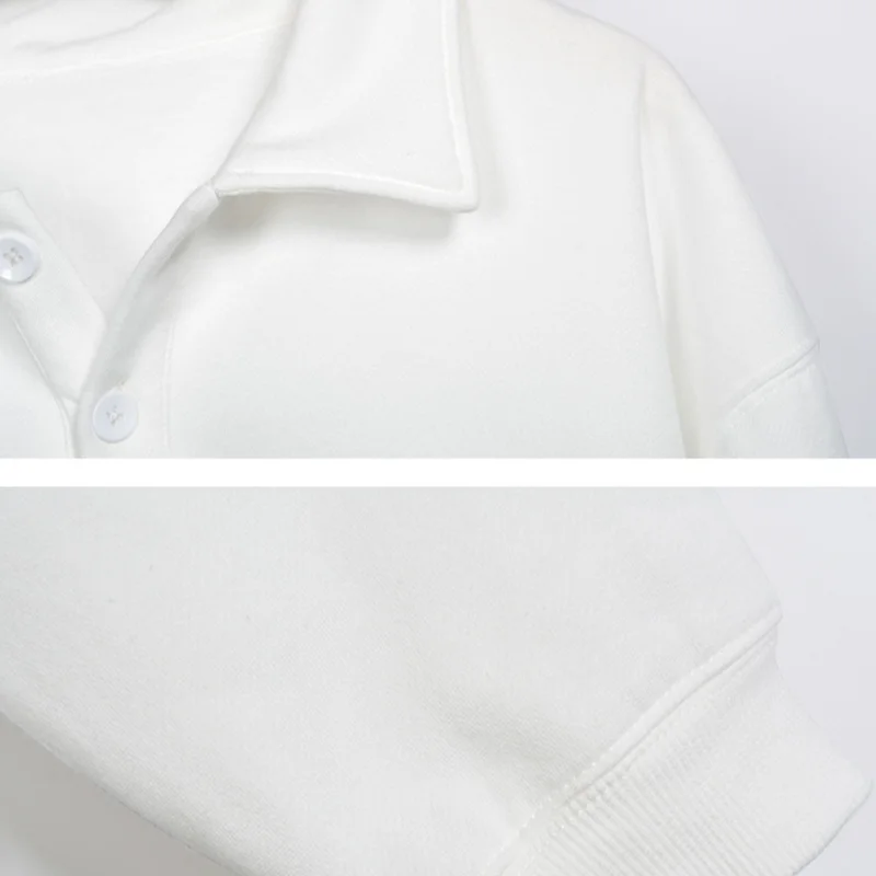 Женская толстовка с отложным воротником в стиле Харадзюку | одежда