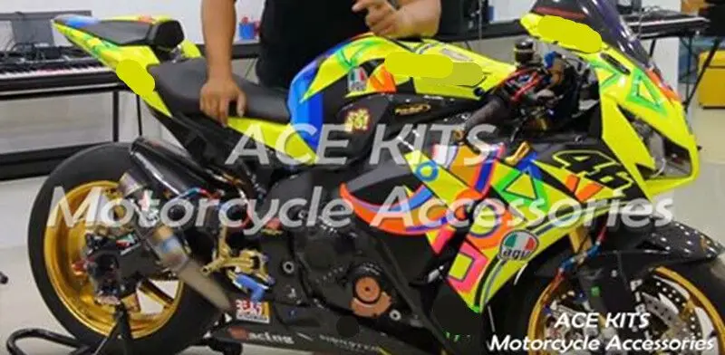 ABS мотоцикл обтекатель для Honda CBR1000RR 2012 2013 впрыска кузова любого цвета все есть ACE № 447