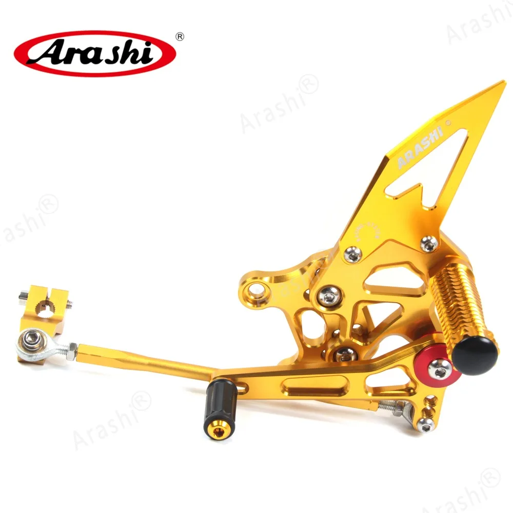 Arashi 1 Набор ЧПУ Регулируемые подножки для APRILIA RSV4 R 2009 2010 2011 2012 подножки Rider Rearset подножки RSV4