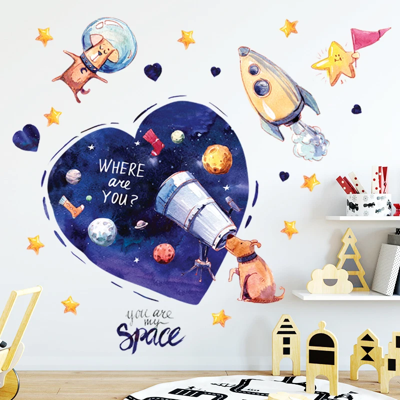 

Cute Dogs Wall Stickers Cartoon Vinyl Art Kids Baby Nursery Room Wall Decor Room Decoration