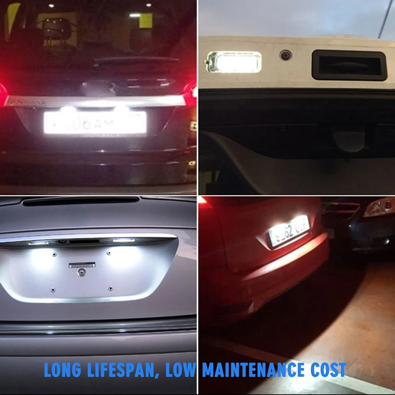 12 В 18 светодиодный светильник номерного знака для Volvo S80 S60 XC70 XC90 V70 Canbus без ошибок