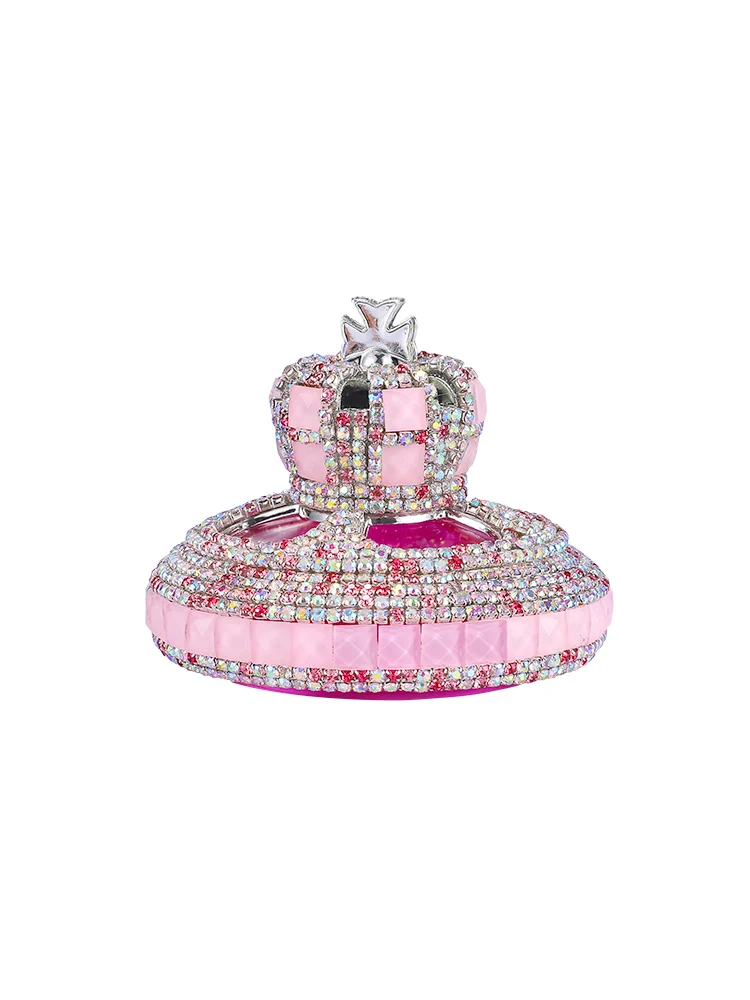 

Автомобильный ароматизатор zq, креативный высококлассный Хрустальный держатель для духов, товары для украшения интерьера автомобиля