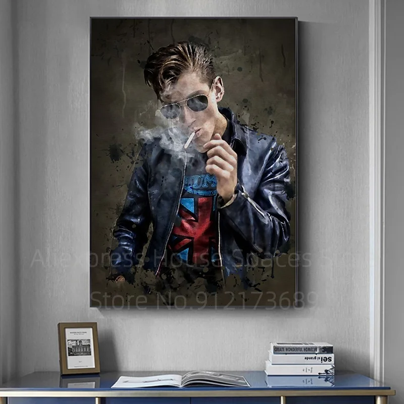 Алекс Тернер Арктическая обезьяна постеры рок-группы Печать на холсте