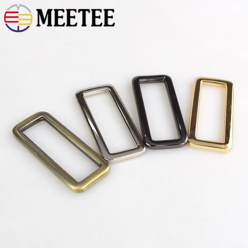 5/10 шт. Meetee металлический мешок пряжки регулируемый ремень лямки застежка для рюкзак обувь с ремешком в виде буквы ошейник аксессуары «сделай сам»
