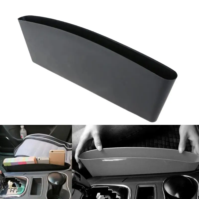 Черный органайзер для автомобильного сиденья стильный шов автомобиля сумка