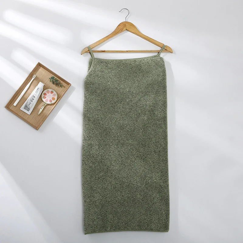 

Wearable Microfiber Bathrobe Woman Shower Female Soft Bath Towel for Adults for Home Textiles Bath and Sauna Towels Bathroom