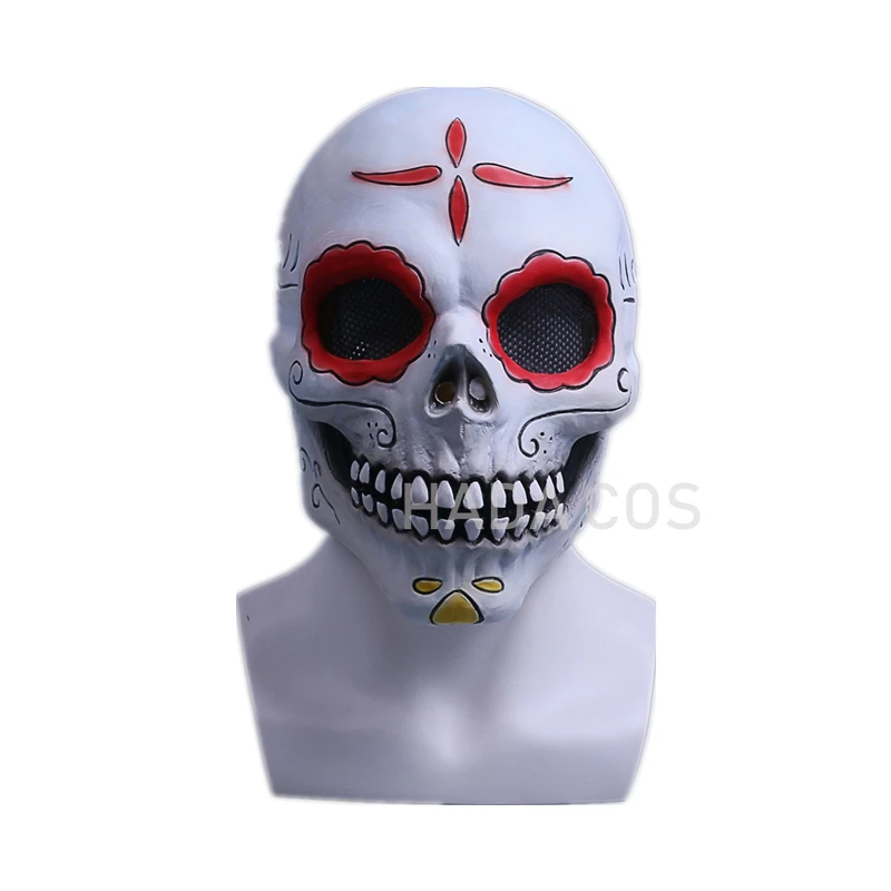 Маска мексиканского дня мертвецов скелета косплей маскарадный костюм Хэллоуин