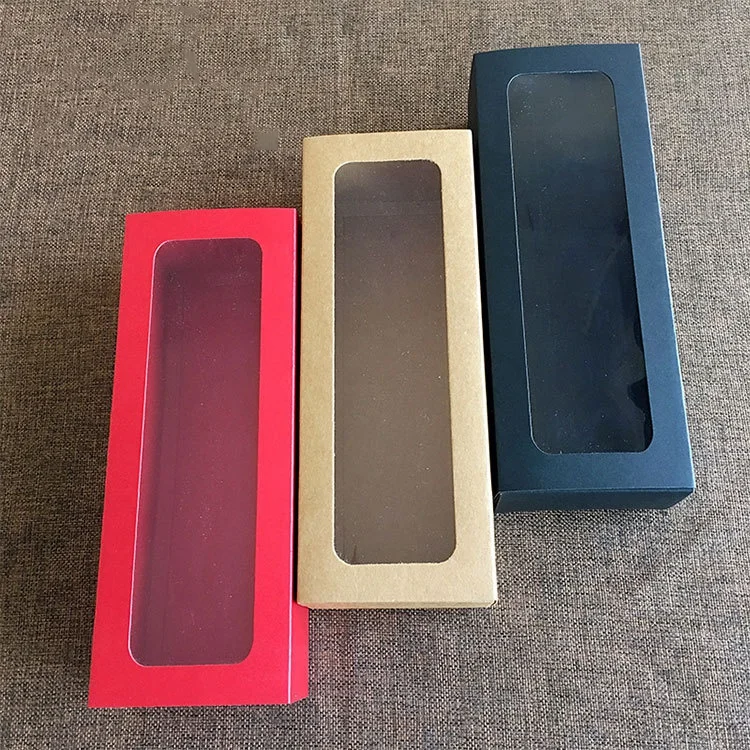 10 шт. полоски из ПВХ коробка крафт-бумаги ящик для окна коровьего скручивания