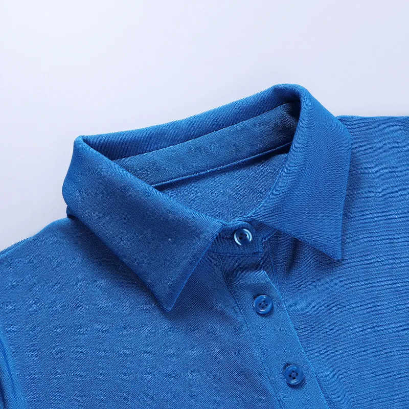 

Bangniweigou Button Up Short Sleeve Ruched Shirt Dress Solid Color Women Summer Casual Elastic Shirts Robe Blue Short Outfit