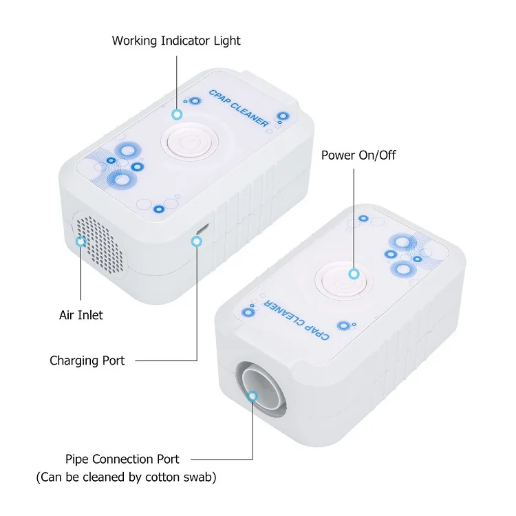 Портативный мини CPAP очиститель машина для очистки перезаряжаемый