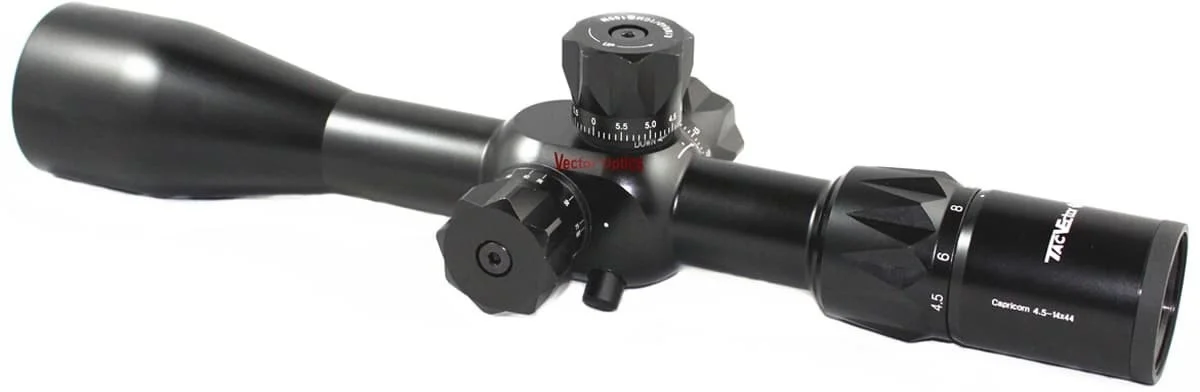 Векторная оптика Capricorn 4,5-14x44 FFP Riflescope Parallax Focus от 10 м 1/10 MIL Регулировочная винтовка Shock Proof. 50 BMG